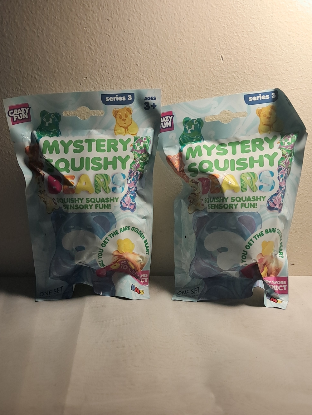 Mystery Squishy Bears Series 3 - Blue Pac (Set Of 2)